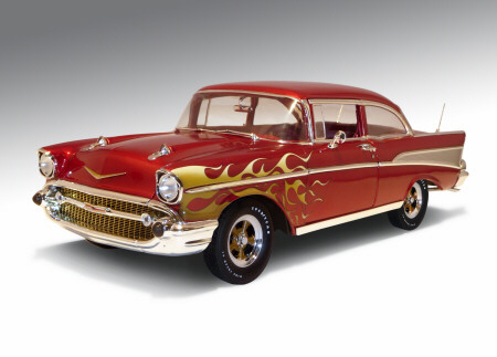 1957 chevy bel air diecast car