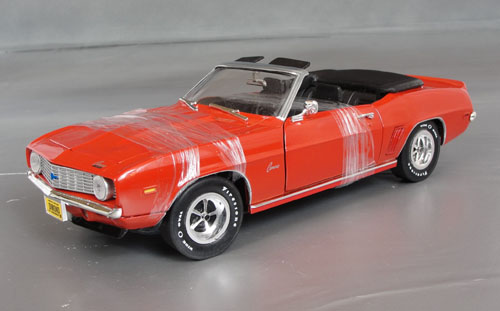 1969 camaro ss diecast model