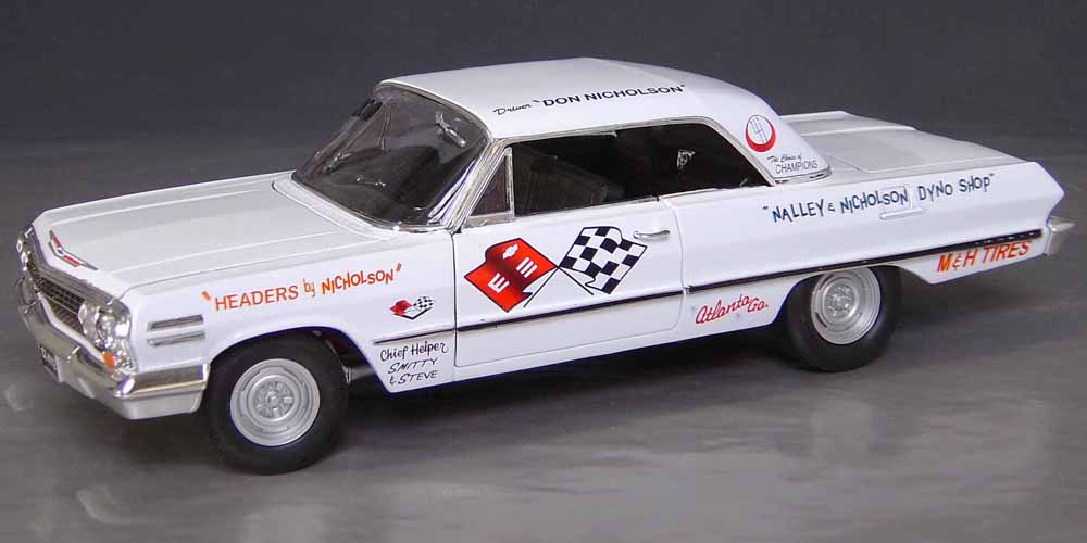 1963 Chevrolet Z11 Impala "Dyno Don Nicholson" Details - Diecast cars
