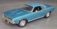 Click image to see more information about our 1970 Plymouth Cuda B5 Blue with blue Mod Top