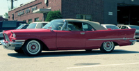 Click image to see more information about our 1957 Chrysler 300 C Convertible Regimental Red with Tan Interior!